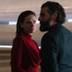 Rebecca Ferguson and Oscar Isaac in Dune.